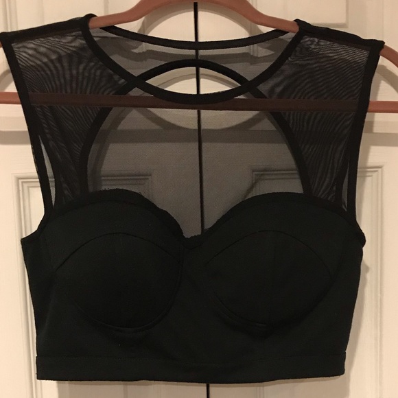 Tobi Selina mesh crop top - Picture 3 of 6